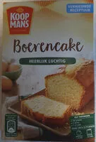 Mängden socker i Boerencake