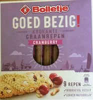 Mängden socker i Bolletje krokante graanrepen