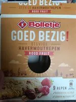 Mängden socker i Goed Bezig! Stevige Havermoutrepen Rood Fruit