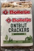Mängden socker i Ontbijt crackers meerzaden