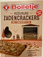 Mängden socker i Vezelrijke zadencrackers