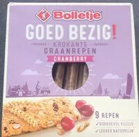 Mängden socker i Krokante graanrepen cranberry