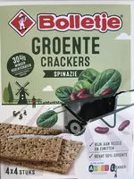 Mängden socker i Groente crackers spinazie