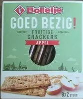 Mängden socker i Goed Bezig! Fruitige Crackers Appel