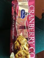Mängden socker i Merba Cranberry Cookies