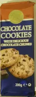 Mängden socker i Chocolate Cookies with delicious chocolate chunks