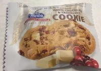 Mängden socker i White chocolate and cranberry cookie
