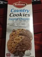 Mängden socker i Country Cookies Coconut Chocolate