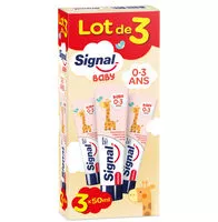 Mängden socker i Signal Dentifrice Enfants Baby 0-3 Ans Fraise 3x50ml