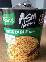Mängden socker i Asia noodles vegetable taste