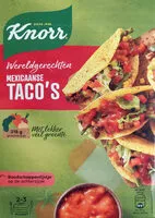 Mängden socker i Wereldgerechten Mexicaanse taco's