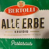 Mängden socker i Alla Erbe pasta saus