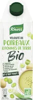 Mängden socker i KNORR Et C'est Tout Soupe Bio Velouté de Poireaux et Pommes de Terre 750ml