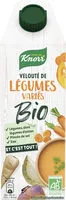 Mängden socker i KNORR Et c'est tout Soupe Bio Velouté de Légumes Variés 750ml