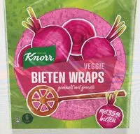 Mängden socker i Knorr Groentewrap Rode Biet