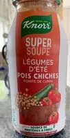 Mängden socker i Knorr Soupe Vegan Légumes d'Été Pois Chiches 450ml