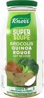 Mängden socker i Knorr Soupe Brocolis Quinoa Rouge Lait de Coco Bouteille de 450ml
