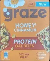 Mängden socker i Honey cinnamon protein oat bites