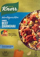 Mängden socker i Knor wereldgerechten beef Shanghai