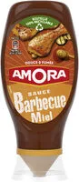 Mängden socker i Amora Sauce Barbecue Miel Flacon Souple 485g