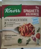 Mängden socker i Natürlich Lecker! Fix Spaghetti Bolognese