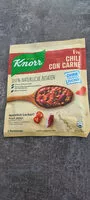 Mängden socker i Chilli con Carne