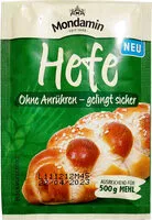 Mängden socker i Hefe