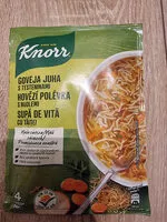 Mängden socker i Hovězí polévka s nudlemi