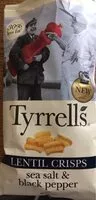 Mängden socker i Lentil crisps, sea salt and black pepper