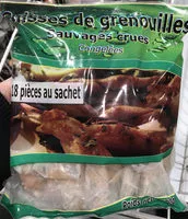Mängden socker i Cuisses de grenouilles sauvages crues congelées