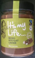 Mängden socker i It´s My Life Nuss nougat Creme