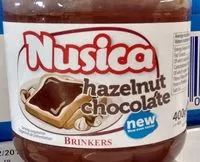 Mängden socker i Nusica - Pâte à tartiner aux noisettes chocolate