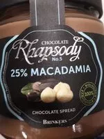 Mängden socker i Rhapsody 25% Macadamia