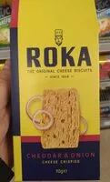 Mängden socker i Roka Crispies Cheddar Cheese & Onion