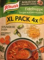 Mängden socker i Soupe aux vermicelles XL PACK