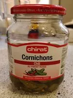 Mängden socker i Cornichons Chili au Piment rouge
