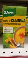 Mängden socker i Crema de calabaza Knorr