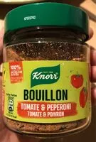Mängden socker i Bouillon tomate et poivron