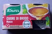 Mängden socker i Cuore di brodo manzo