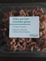Mängden socker i Crevettes grises - cuites, décortiquées