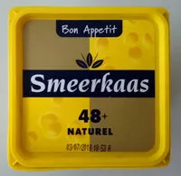 Mängden socker i Smeerkaas 48+ Naturel