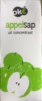 Mängden socker i Appelsap uit concentraat