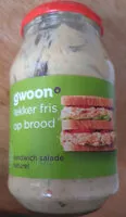 Mängden socker i Sandwich salade naturel