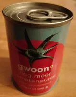 Mängden socker i tomatenpuree, dubbel geconcentreerd