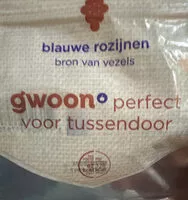 Mängden socker i blauwe rozijnen