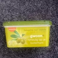 Mängden socker i Halvarine met olijfolie