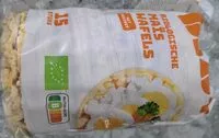 Mängden socker i Bio+ maïswafels