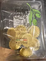 Mängden socker i Verse girasoli met kaas