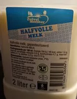 Mängden socker i Halfvolle melk
