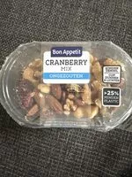 Mängden socker i Cranberry mix ongezouten
